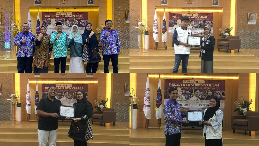 Penyerahan sertifikat & Cinderamata kepada masing-masing narasumber dari berbagai Ahli Profesi